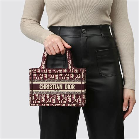 dior mini book tote outfit